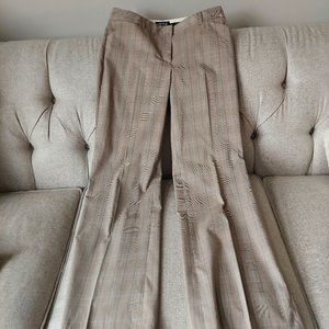Tan Plaid Trousers